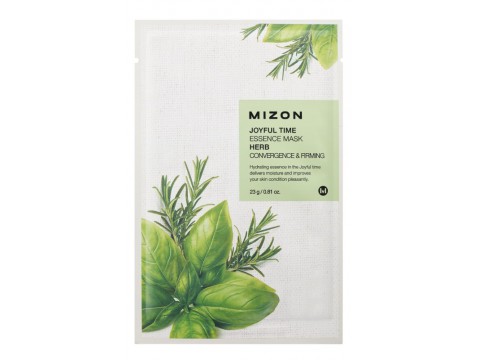Mizon veido kaukė Joyful Time Essence Mask Herb su natūraliomis žolelėmis 23g Mizon veido kaukė Joyful Time Essence Mask Herb su natūraliomis žolelėmis 23g